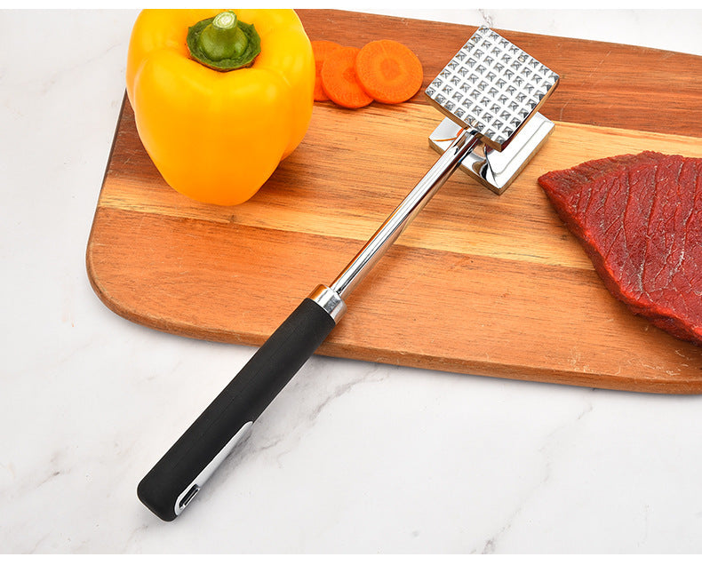 Stainless Steel Double-Sided Meat Tenderizer Hammer