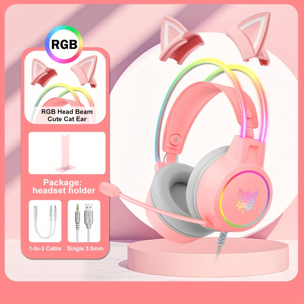 ONIKUMA X15Pro Cat Ear Gaming Headset