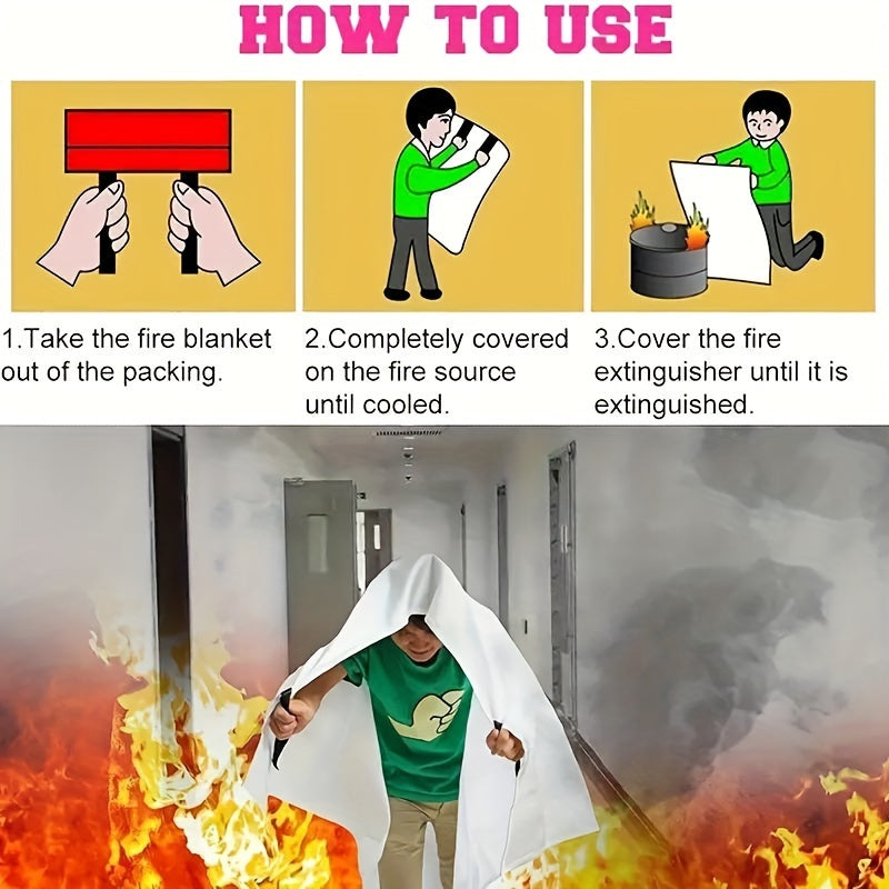 Fire Blanket Set – Emergency Flame Retardant Protection
