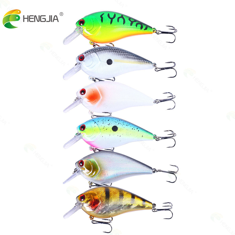 6pcs Crankbait Fishing Lure Set – Bass & Pike Hard Baits - Clickilix