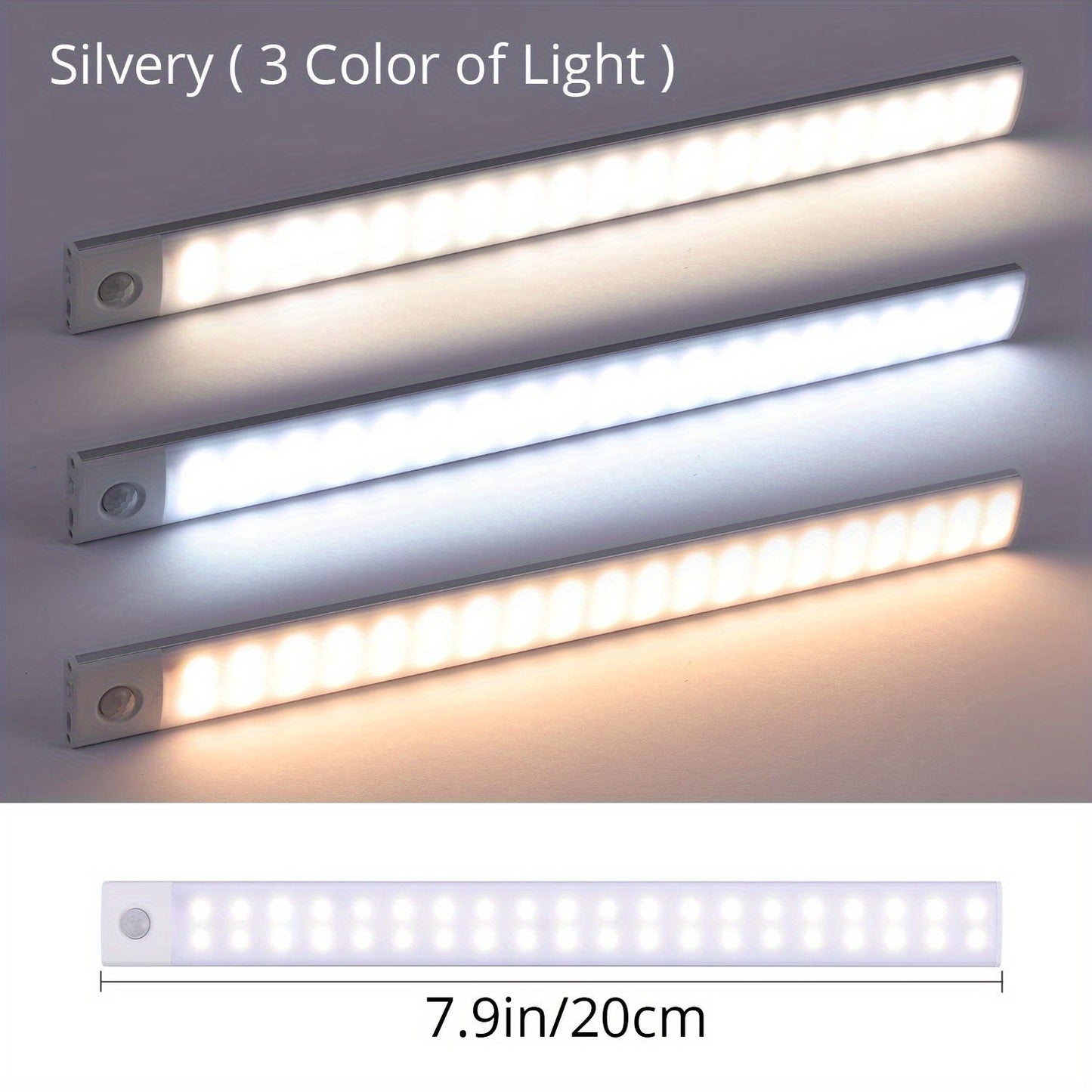 LED Motion Sensor Cabinet Light Rechargeable
