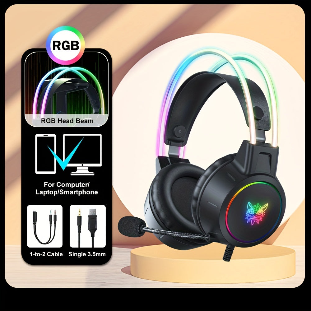 ONIKUMA Gaming Headset with Mic & Noise Isolation