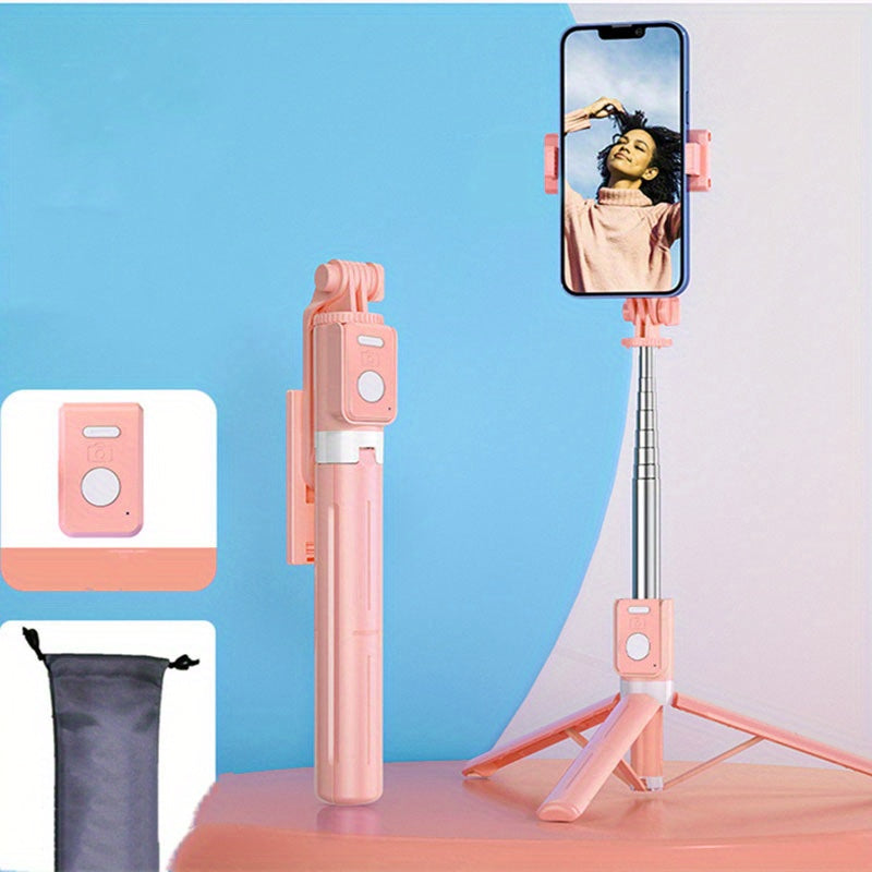 Remote Selfie Stick Tripod with Fill Light