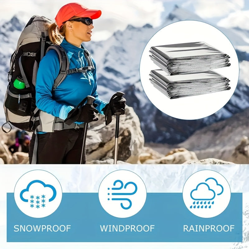20 Pack XL Emergency Thermal Survival Blankets
