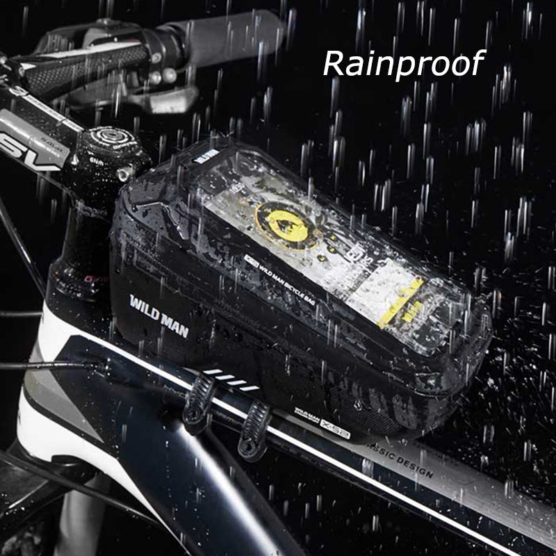 WILD Waterproof Bike Handlebar Bag with Phone Case - Clickilix