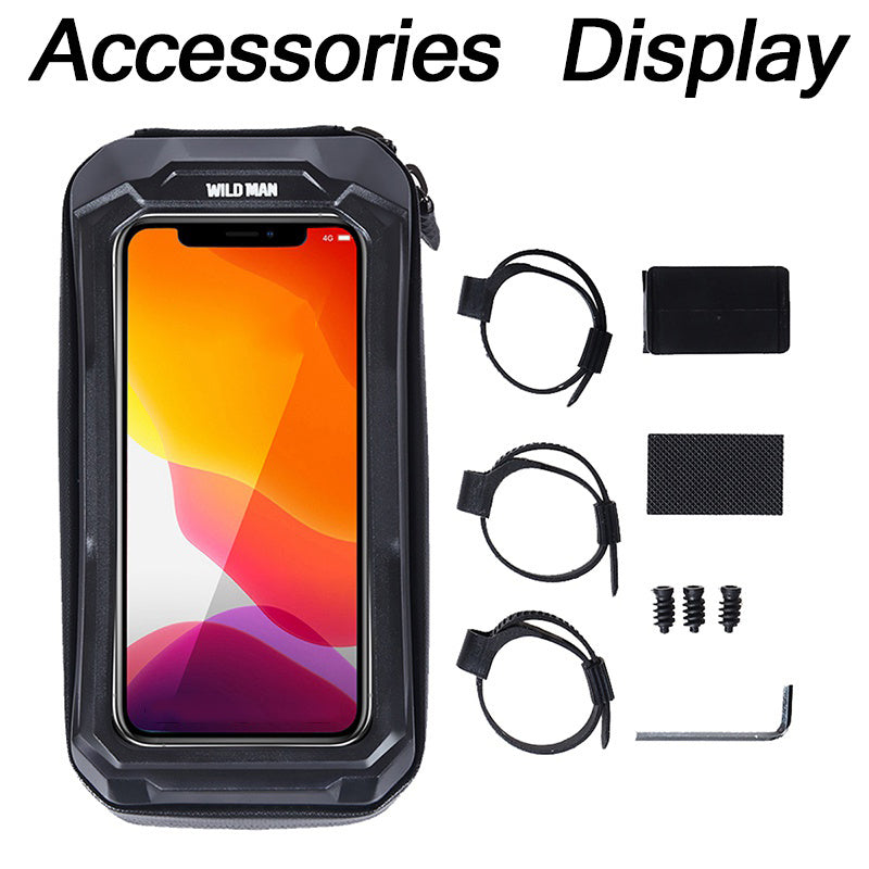 WILD Waterproof Bike Handlebar Bag with Phone Case - Clickilix