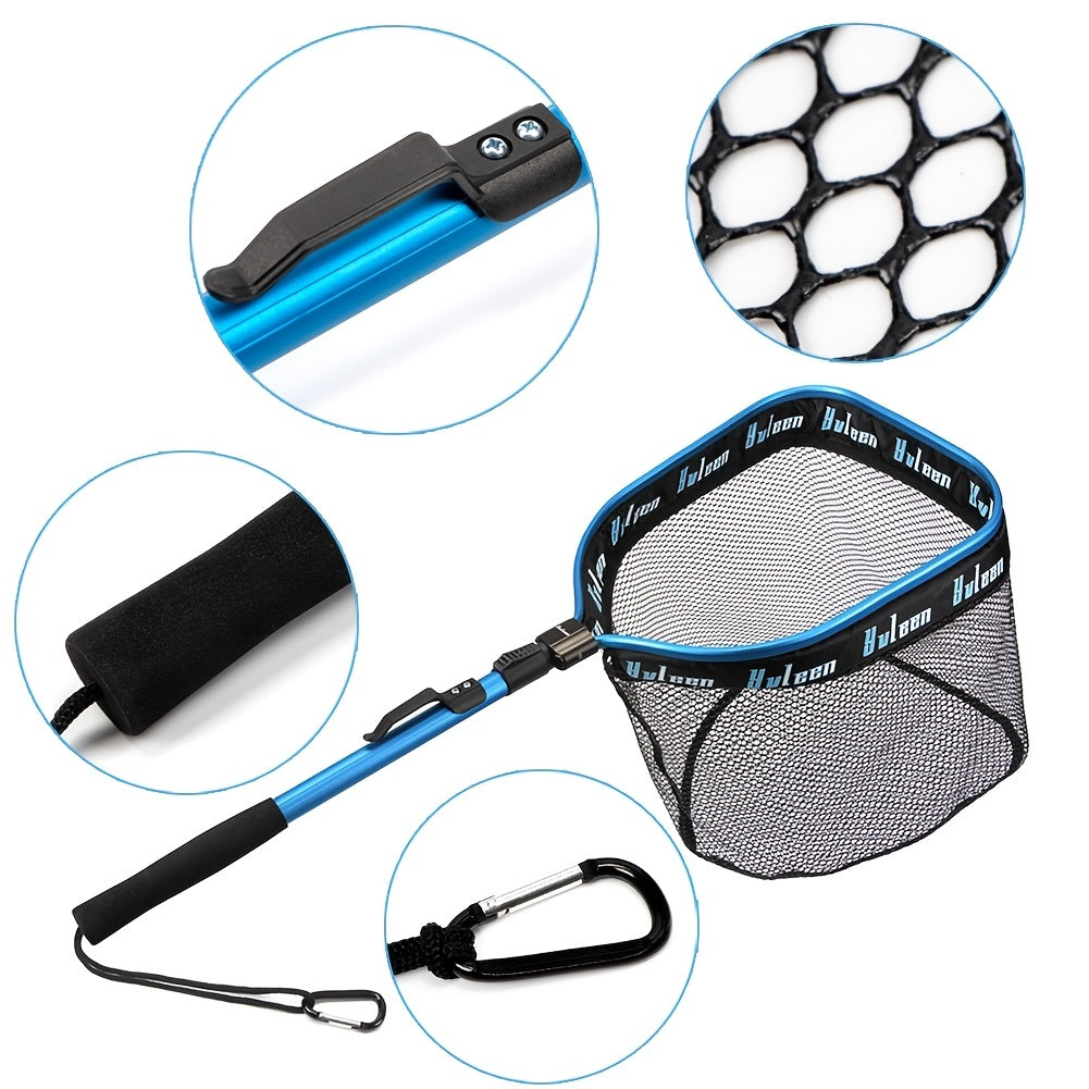 YVLEEN Floating Fishing Net with Aluminum Frame