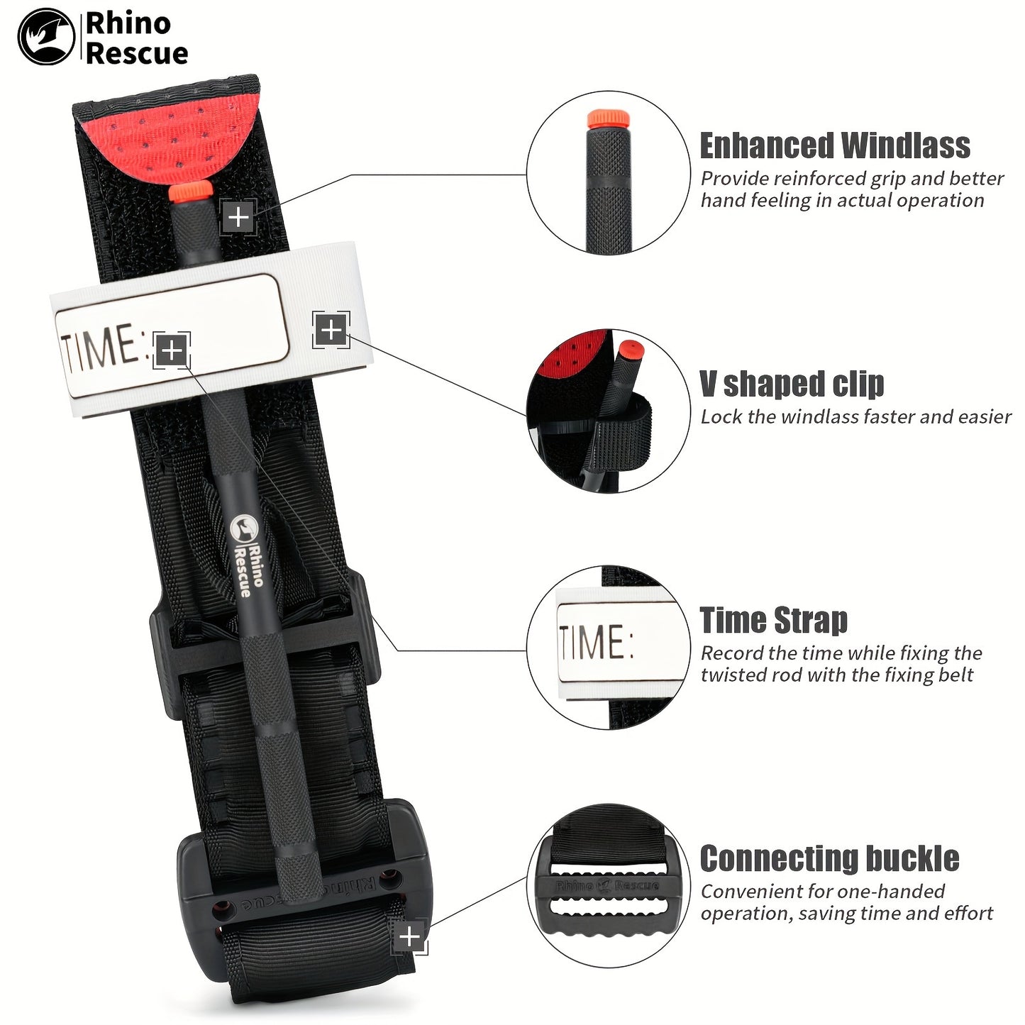 Rhino Rescue 11pcs Tactical Trauma First Aid Kit