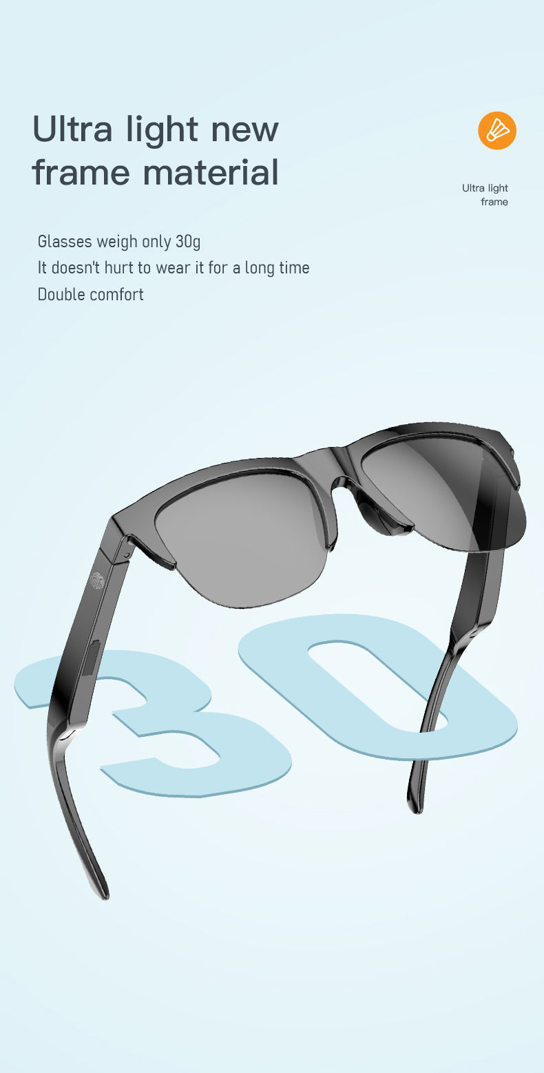 Smart Wireless Audio Sunglasses for Sports