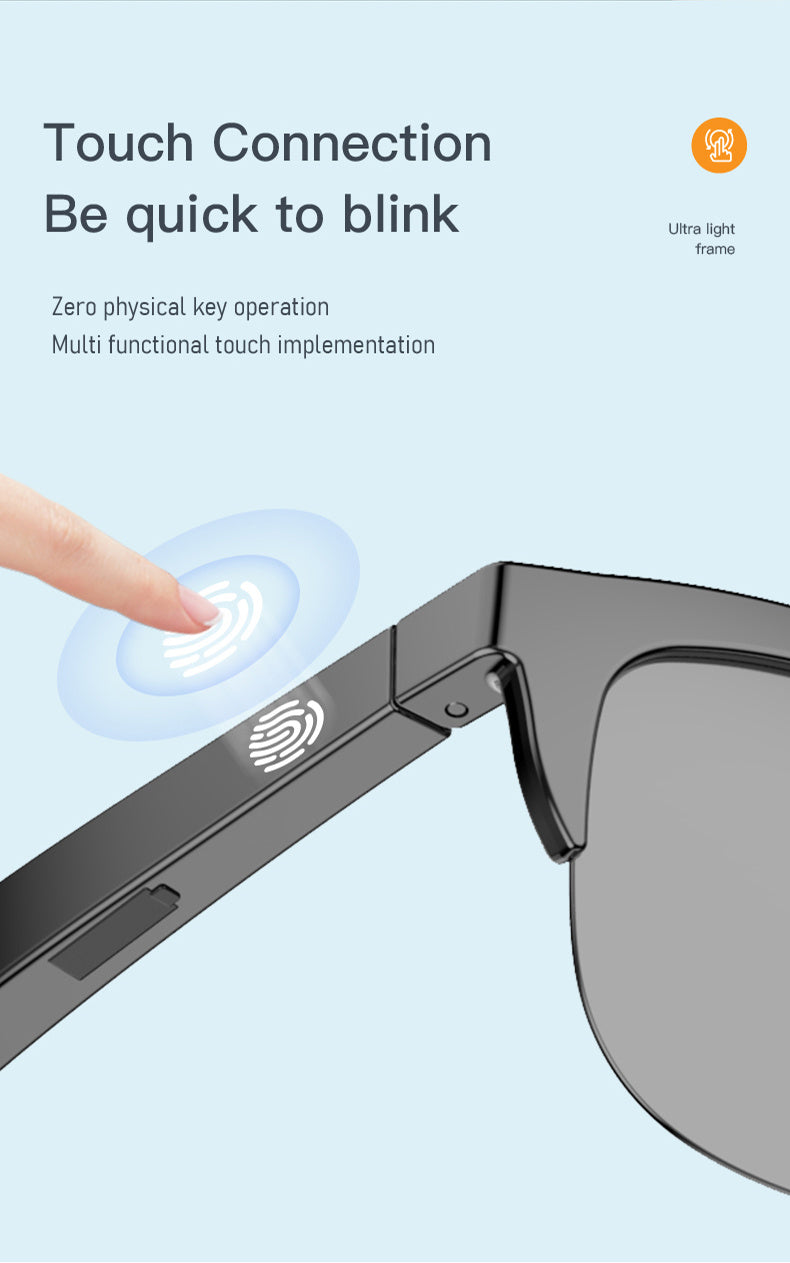 Smart Wireless Audio Sunglasses for Sports