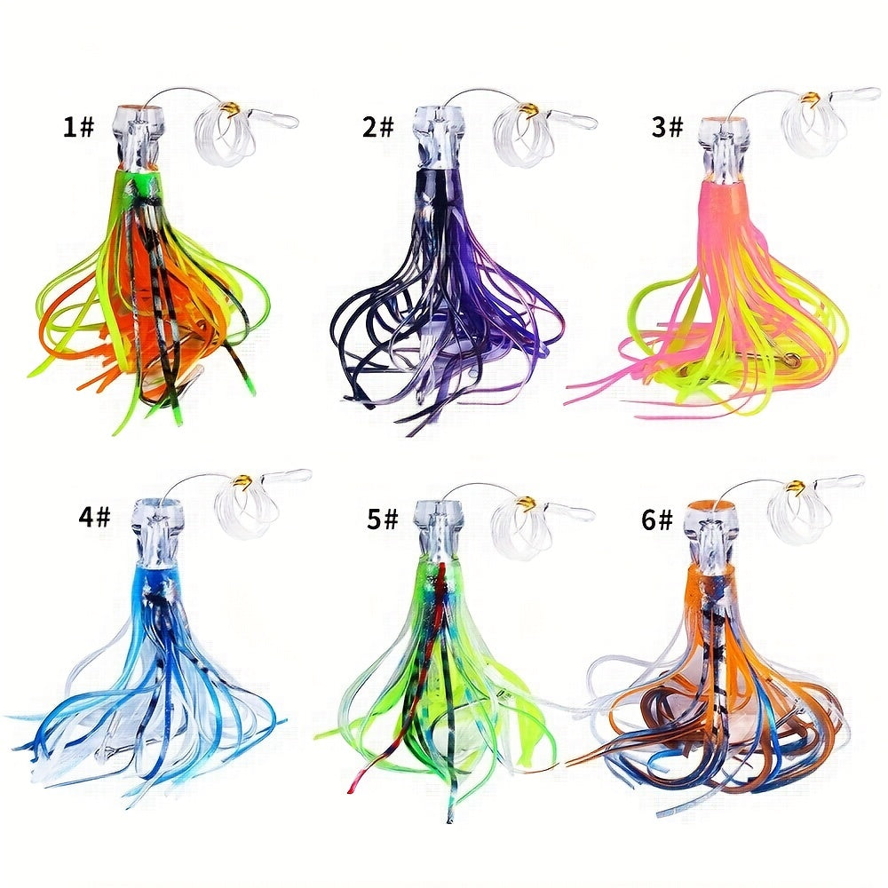 Resin Octopus Skirt Lure – 22cm Deep Sea Trolling Bait - Clickilix