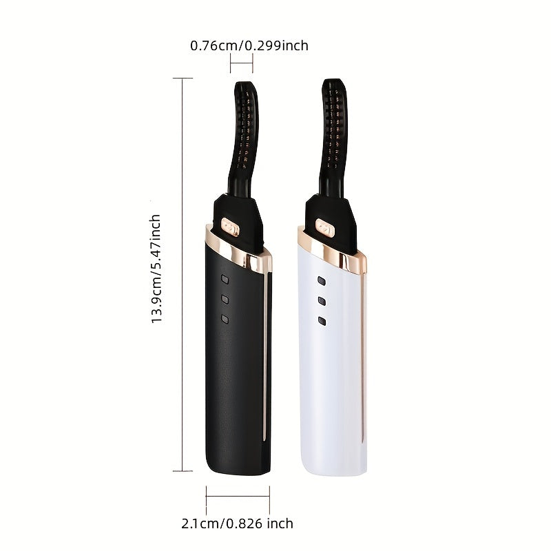 Heated Electric Eyelash Curler – Long-Lasting Lift - Clickilix
