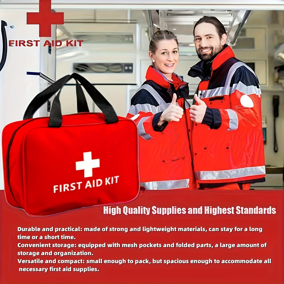 Multi-Purpose First Aid Kit for Emergencies