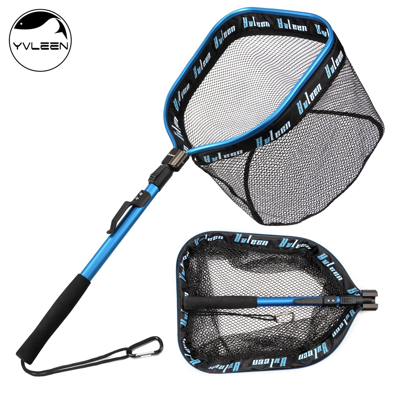 YVLEEN Floating Fishing Net with Aluminum Frame