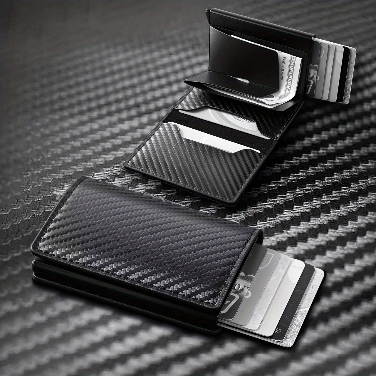 Men's RFID Blocking Card Holder – 6 Slots
