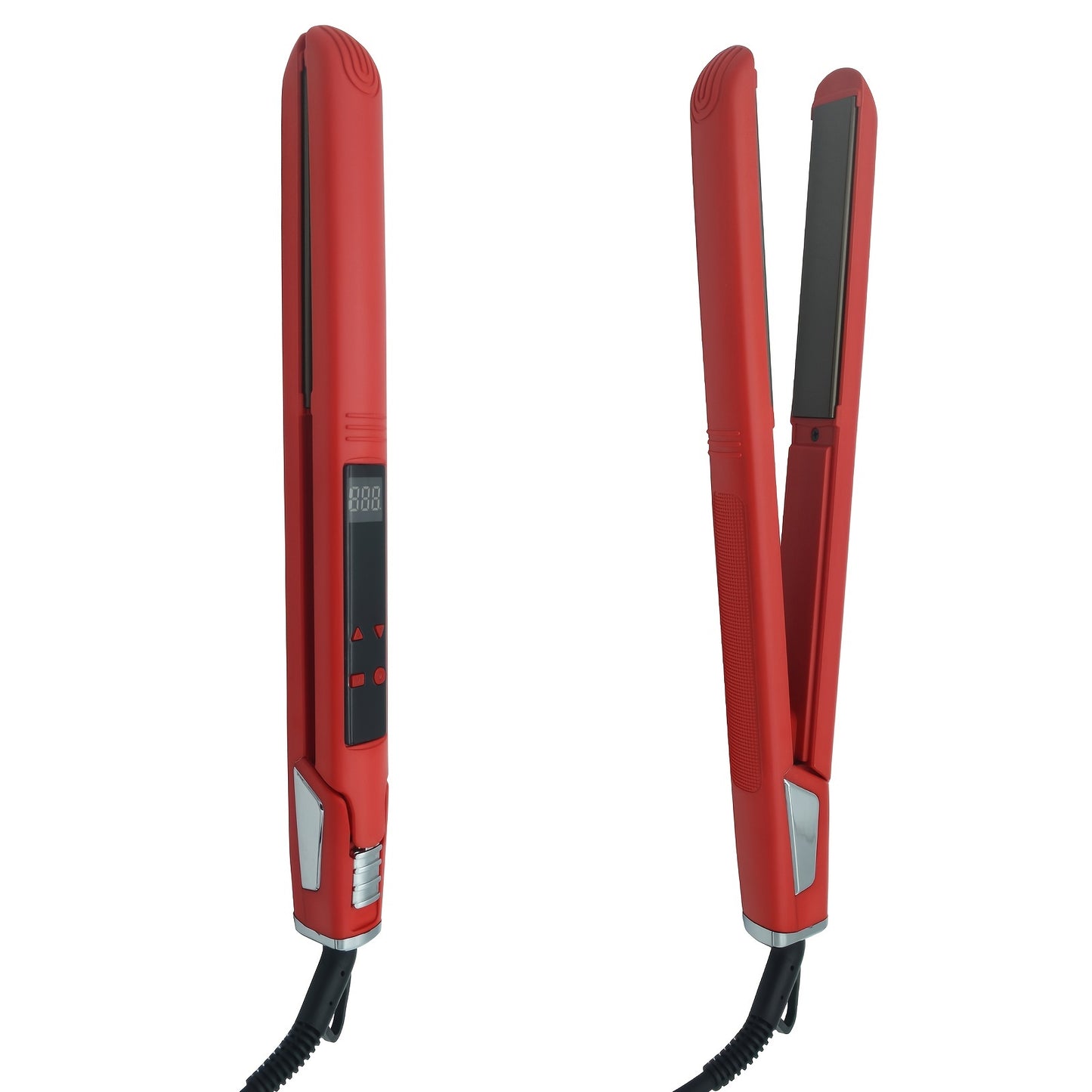 2-in-1 Tourmaline Hair Straightener – Flat & Curling Iron - Clickilix