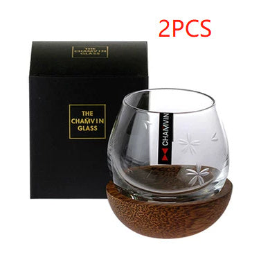 Whiskey Glass with Slow Shaker Mixing Tumbler