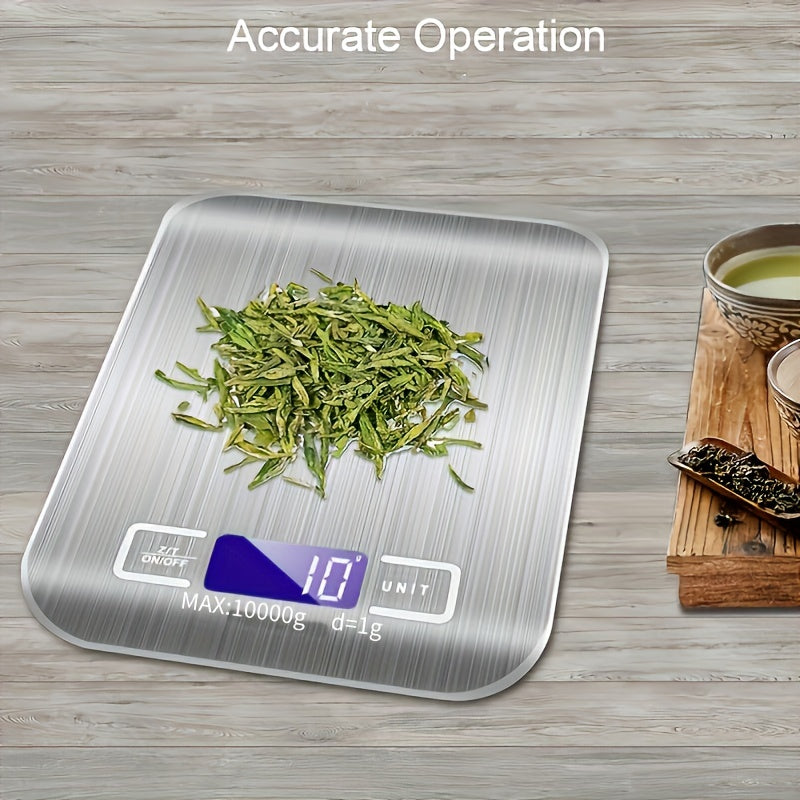 Weluvfit Digital Kitchen Scale Stainless Steel