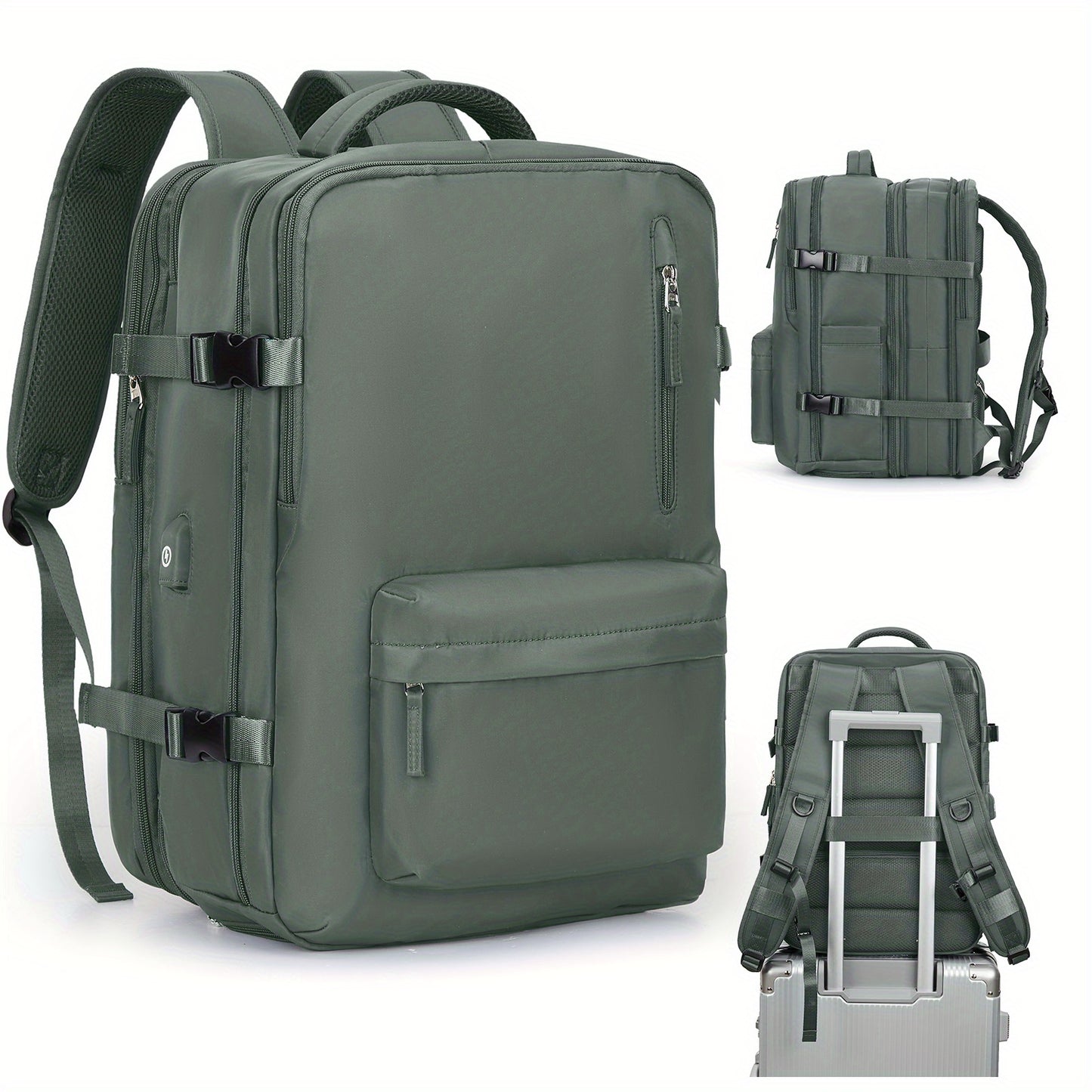 Large Waterproof Travel & Hiking Backpack