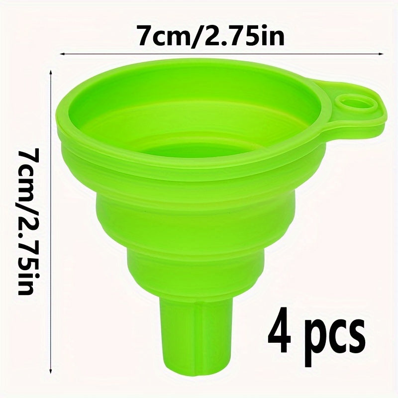 Flexible Long Neck Silicone Funnel