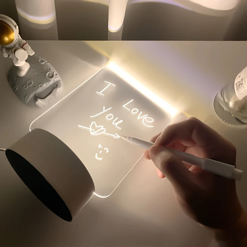 LED Message Night Light – USB Gift with Pen - Clickilix