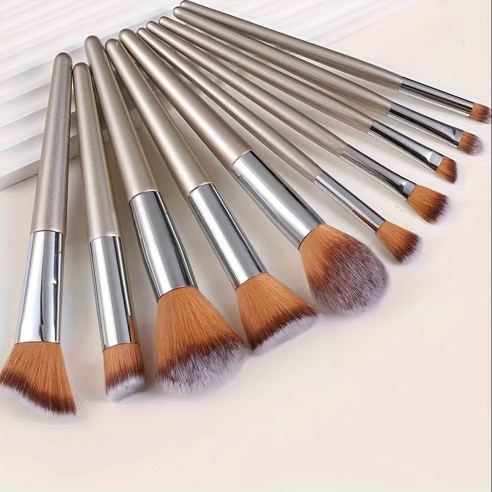 10pcs Professional Makeup Brush Set for Full Face - Clickilix
