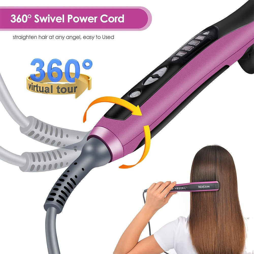 Ceramic Hair Straightening Brush Rapid Heat