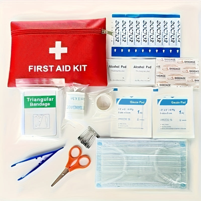 Complete First Aid Kit for Home, Car & Outdoor Use
