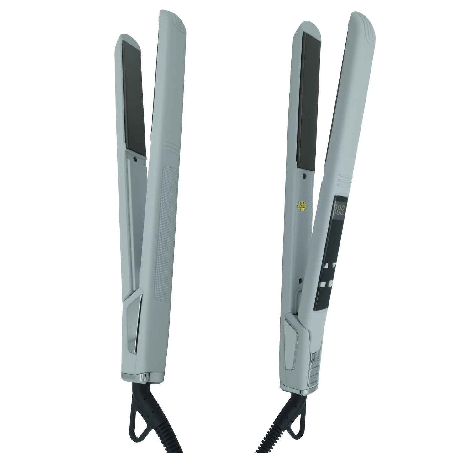 2-in-1 Tourmaline Hair Straightener – Flat & Curling Iron - Clickilix