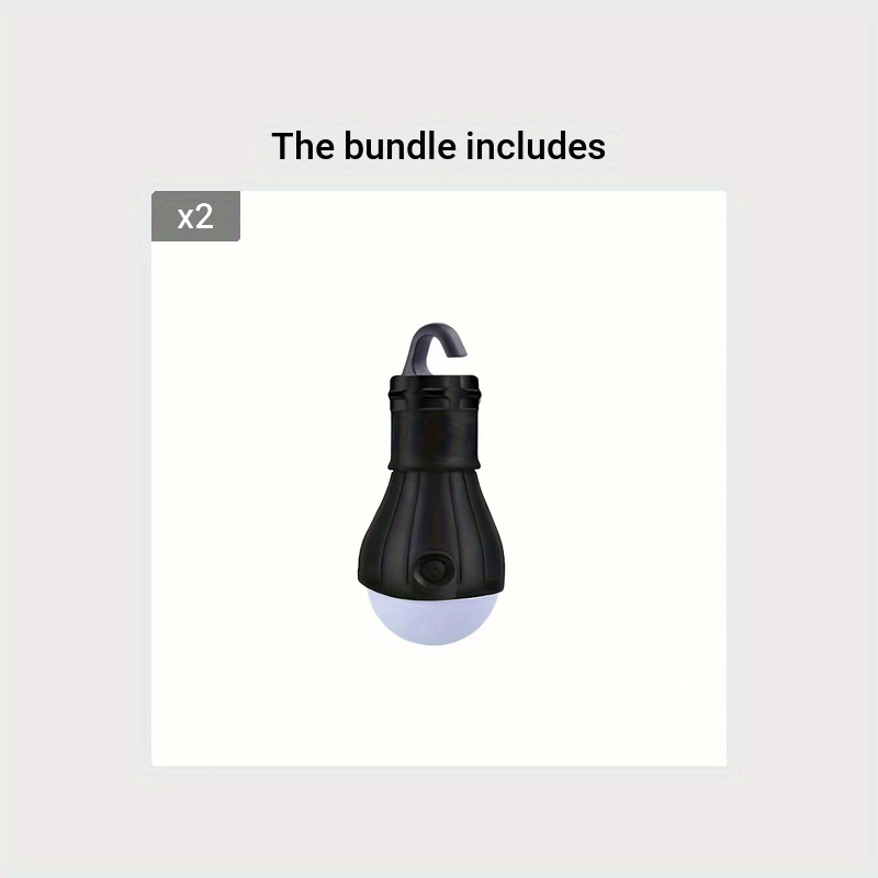 Portable 3LED Outdoor Hook Pendant Light - Clickilix