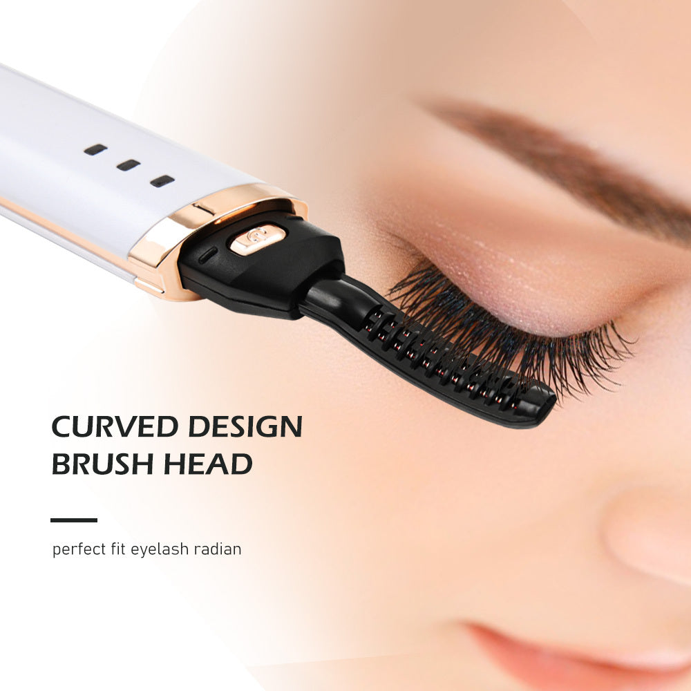 Heated Electric Eyelash Curler – Long-Lasting Lift - Clickilix