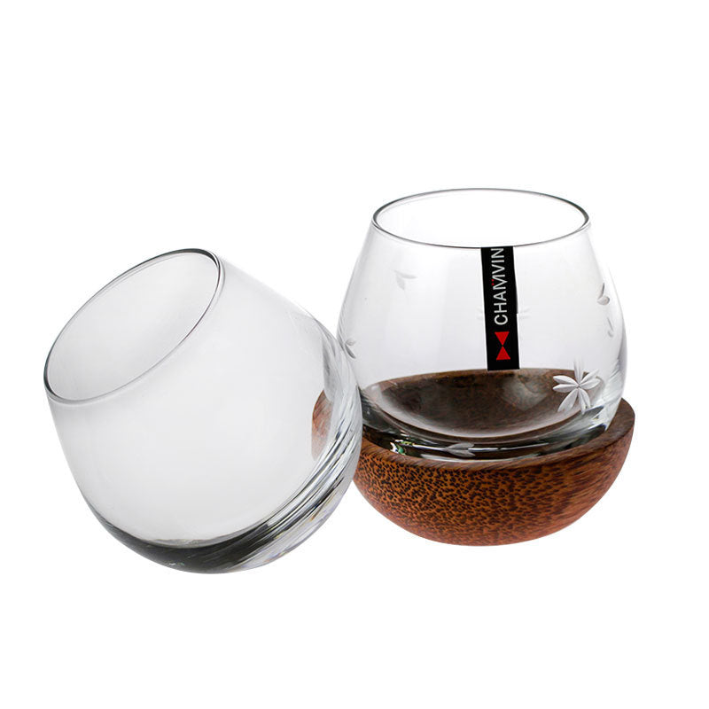 Whiskey Glass with Slow Shaker Mixing Tumbler