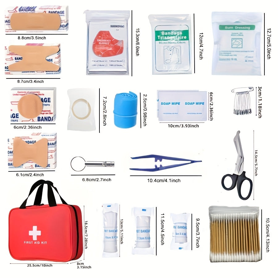 Premium First Aid Kit for Emergency & Outdoors