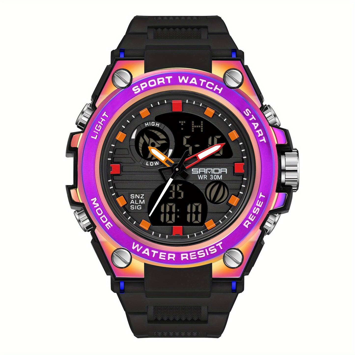 HOOSHU SportsMaster Men’s Outdoor Dual Watch - Clickilix