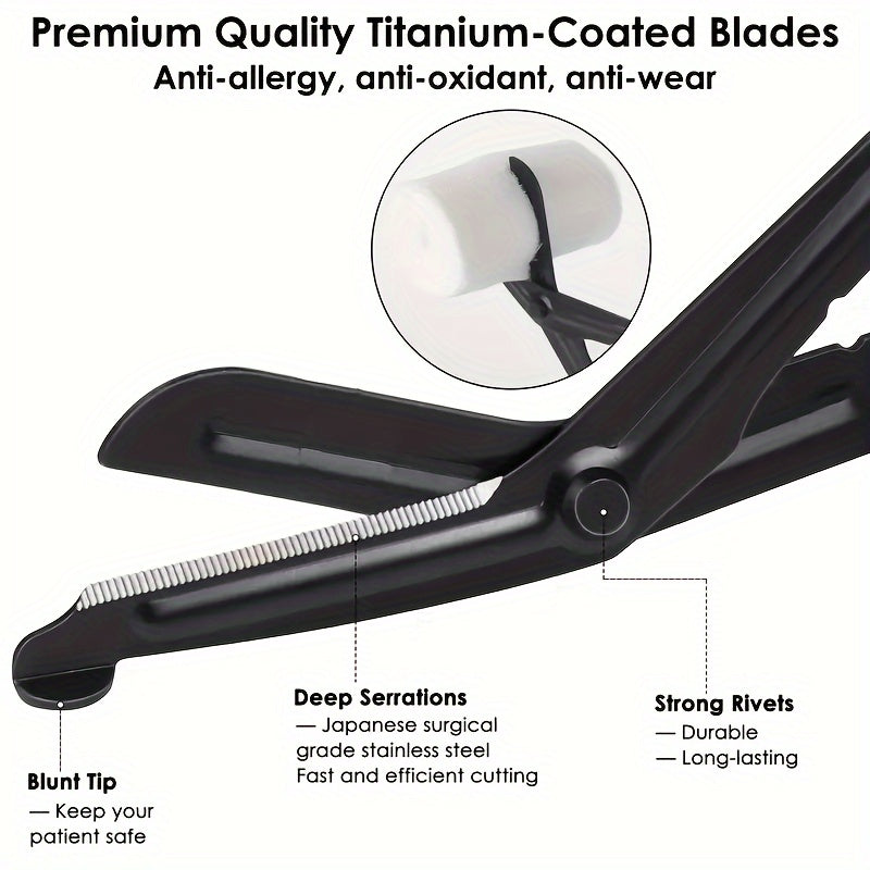 6-Inch Medical Scissors Set – 4pcs Titanium