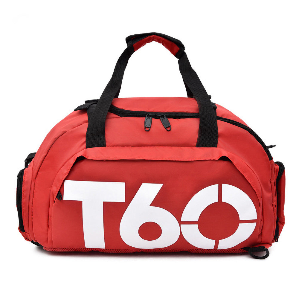 Large Nylon Travel Duffle Bag with Shoe Compartment