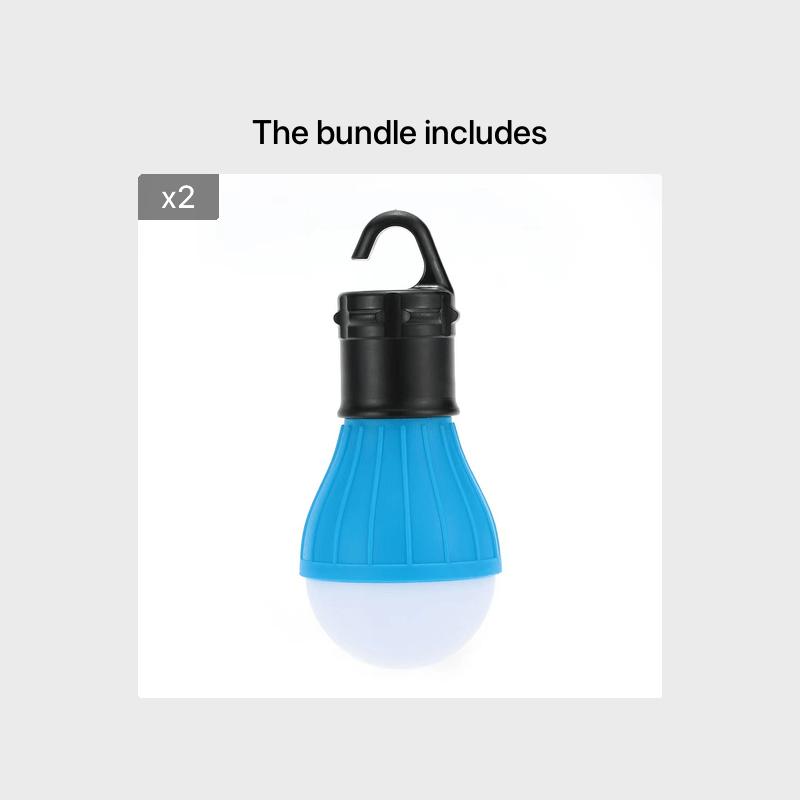 Portable 3LED Outdoor Hook Pendant Light - Clickilix