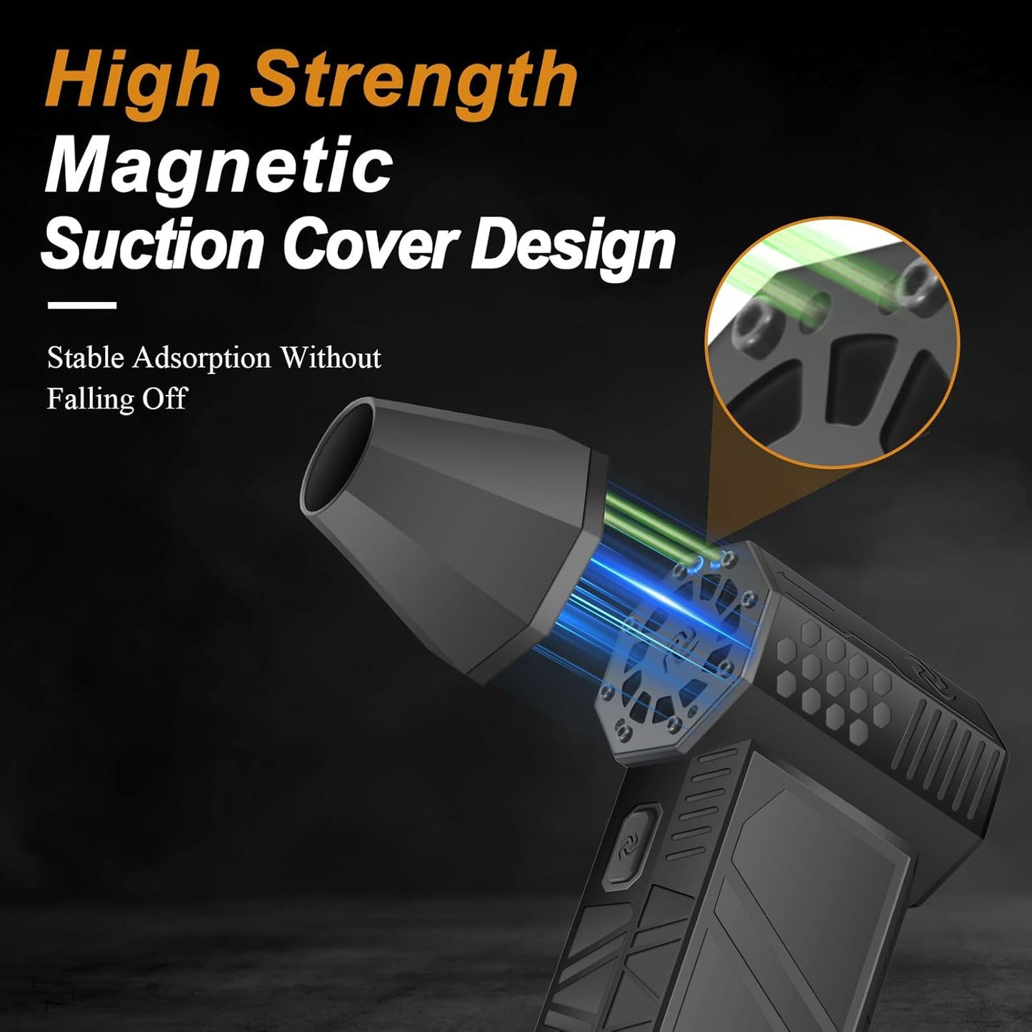 Blast away dust with this 140,000RPM turbo air blower!