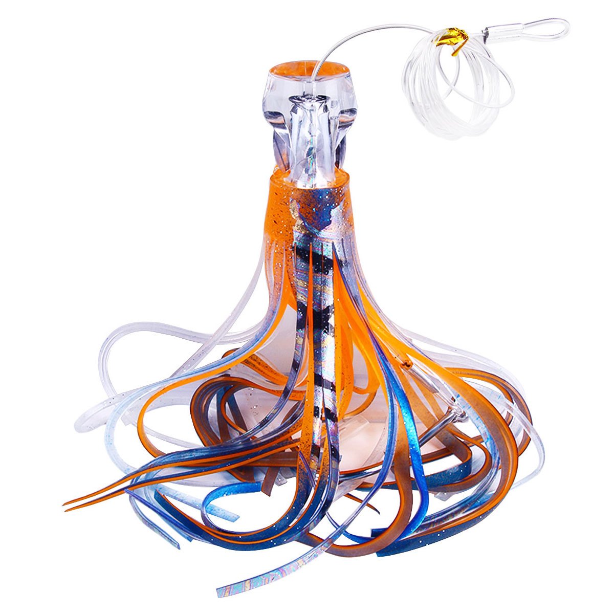 Resin Octopus Skirt Lure – 22cm Deep Sea Trolling Bait - Clickilix