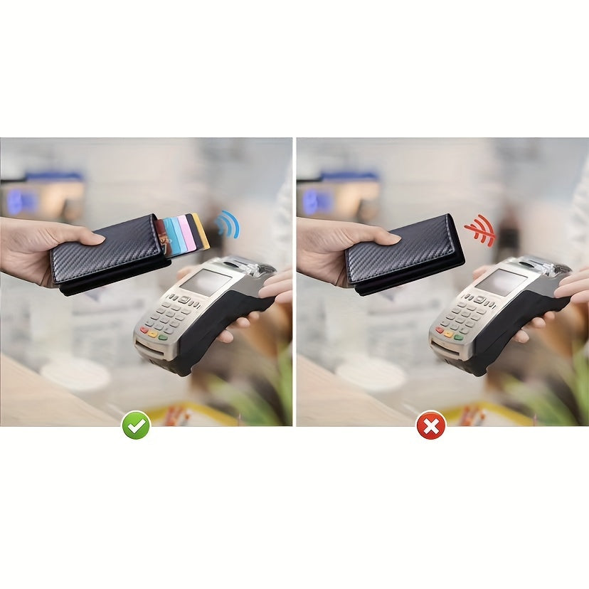 Men's RFID Blocking Card Holder – 6 Slots