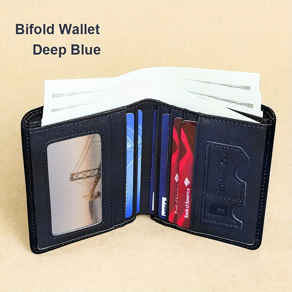 Vintage RFID Leather Wallet for Men