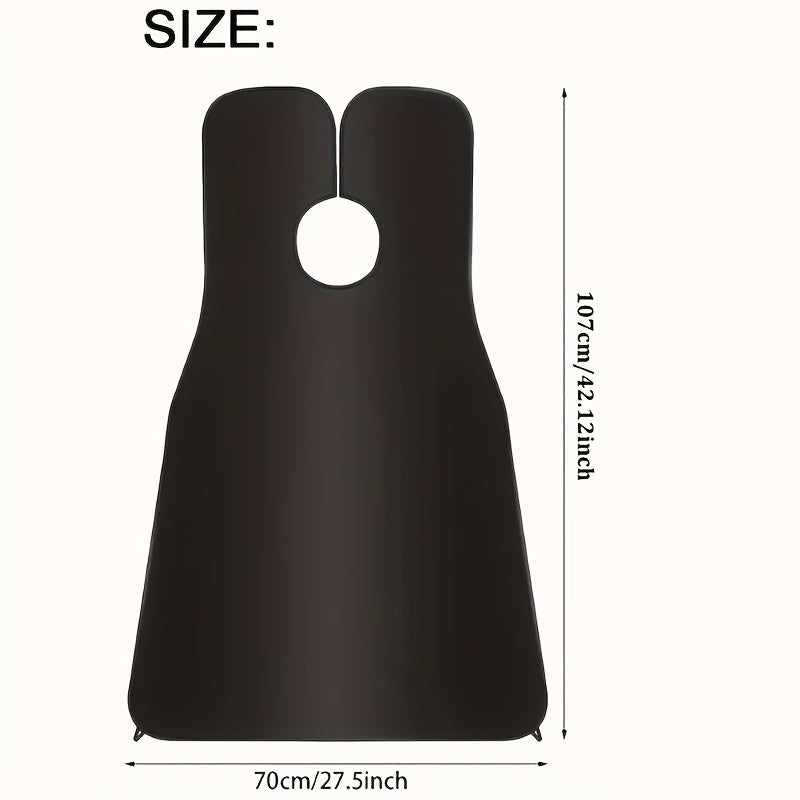 Beard Bib Apron Hair Catcher for Shaving & Trimming - Clickilix