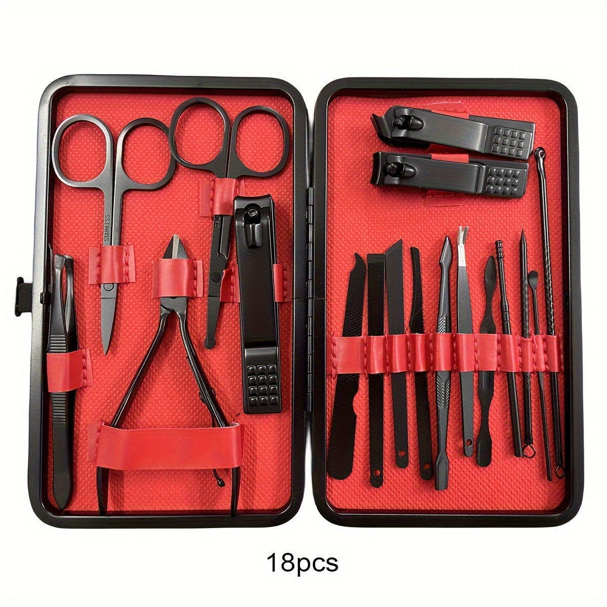 Professional 18-Piece Manicure Pedicure Kit Set