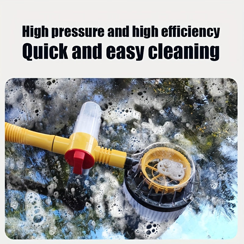 360° Spin Car Wash Brush Kit – Extendable with Spray Nozzle - Clickilix