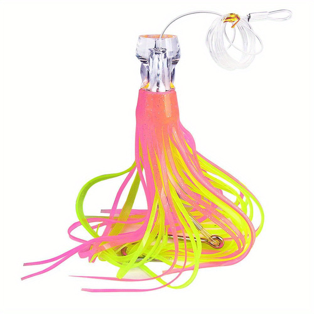 Resin Octopus Skirt Lure – 22cm Deep Sea Trolling Bait - Clickilix