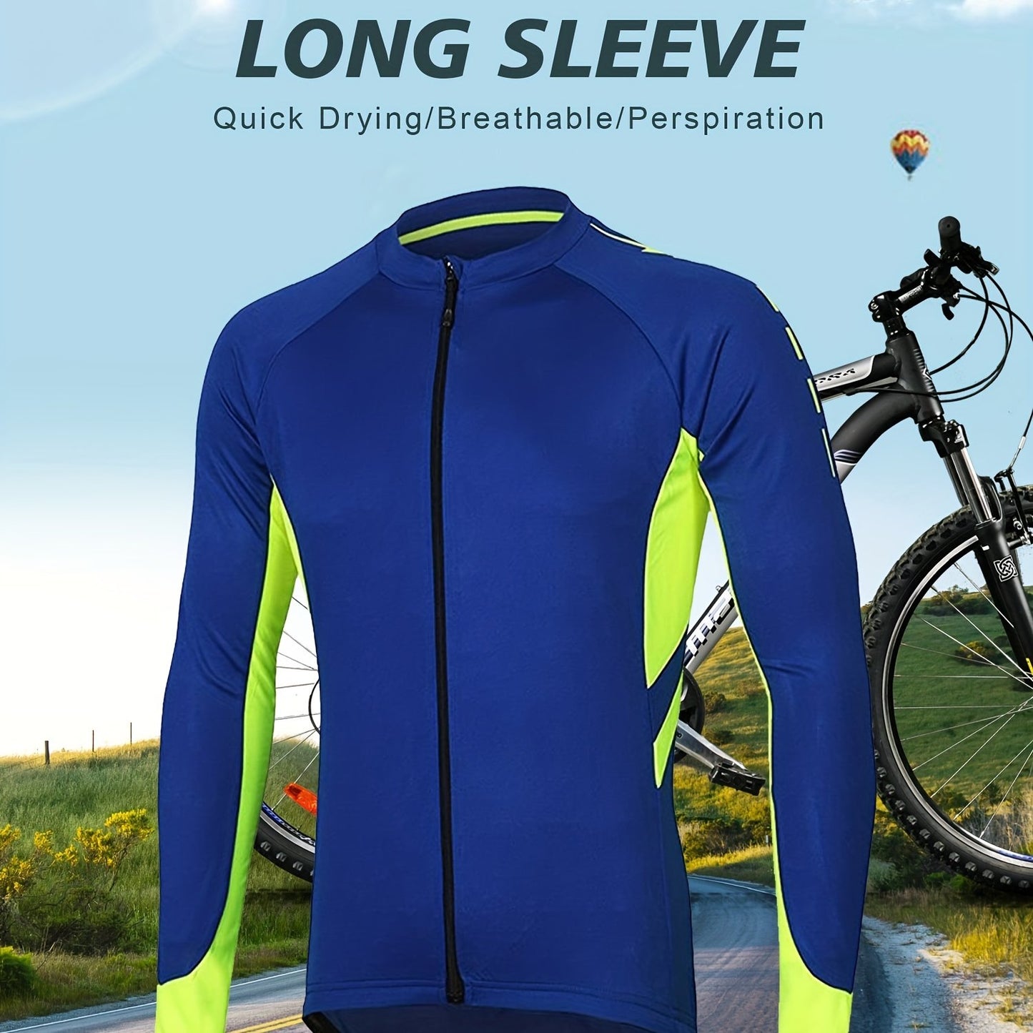 Men’s Elite Cycling Jersey – Quick-Dry, Full Zip, Pockets - Clickilix