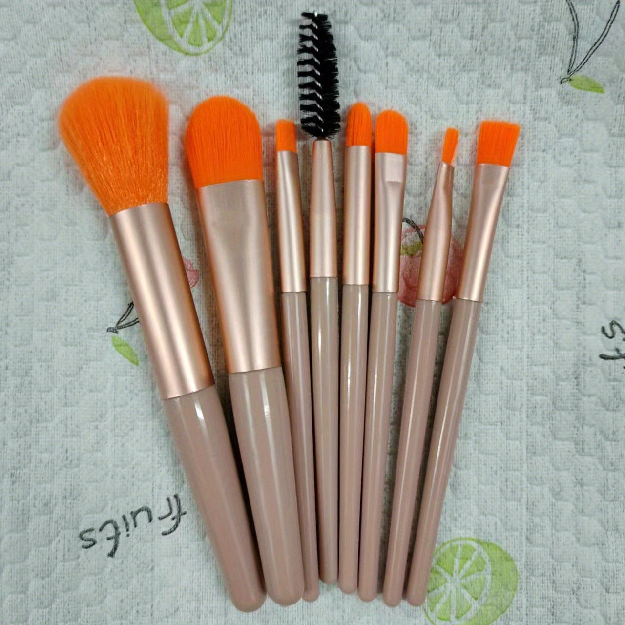 8pcs Soft Makeup Brush Set with Bag