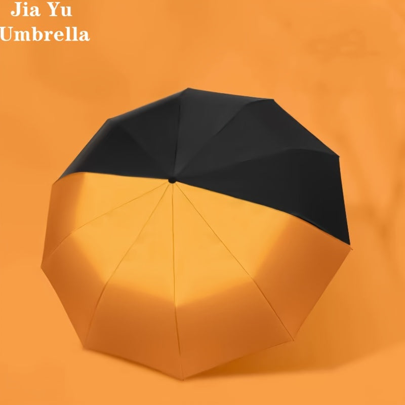 Automatic Foldable Umbrella – Ten-Bone, All-Weather Protection - Clickilix