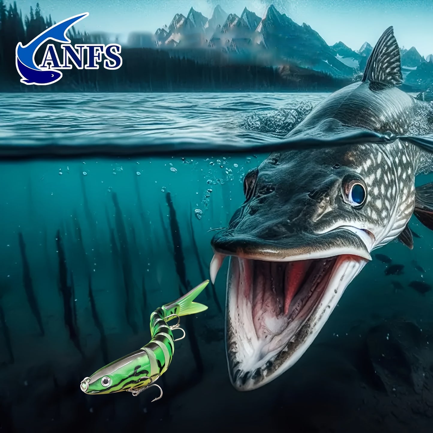 Multi-Jointed Swimbait Crankbait for Bass & Trout - Clickilix