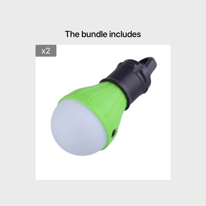 Portable 3LED Outdoor Hook Pendant Light - Clickilix